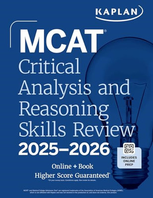 MCAT Critical Analysis and Reasoning Skills Review 2025 - Taschenbuch NEU Vorbereitung, Ka
