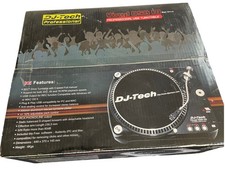 DJ-Tech Professional Vinyl USB 10 Turntable 3-Speed Belt Drive