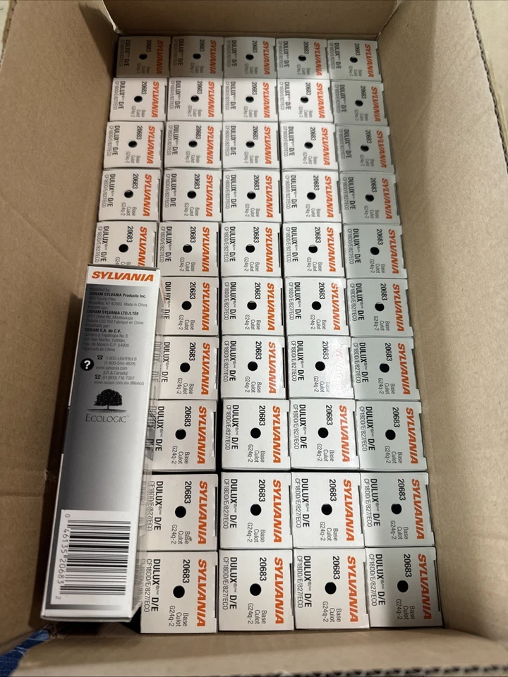 50x Sylvania CF18DD/E/827/ECO Delux D/E 18W Fluorescent Compacte - Image 4 of 4