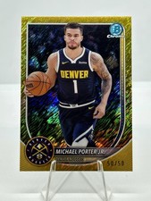 2025 Bowman Basketball Michael Porter Jr. /50 Gold Shimmer