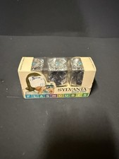 Vintage Blue Coat Blue Dot Flash Cubes Sylvania Camera Photography One