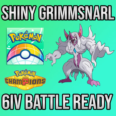  6IV SHINY Grimmsnarl + EVS  POKEMON HOME Champions Online delivery 