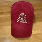 Vtg Nike Arizona State Sun Devils Asu Leather Strapback Dad Cap Hat Retro Swoosh