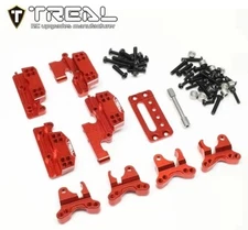 TREAL TRX 4MT Dual Shock Mounts Aluminum Front & Rear 1/18 TRX 4MT F-150 K10