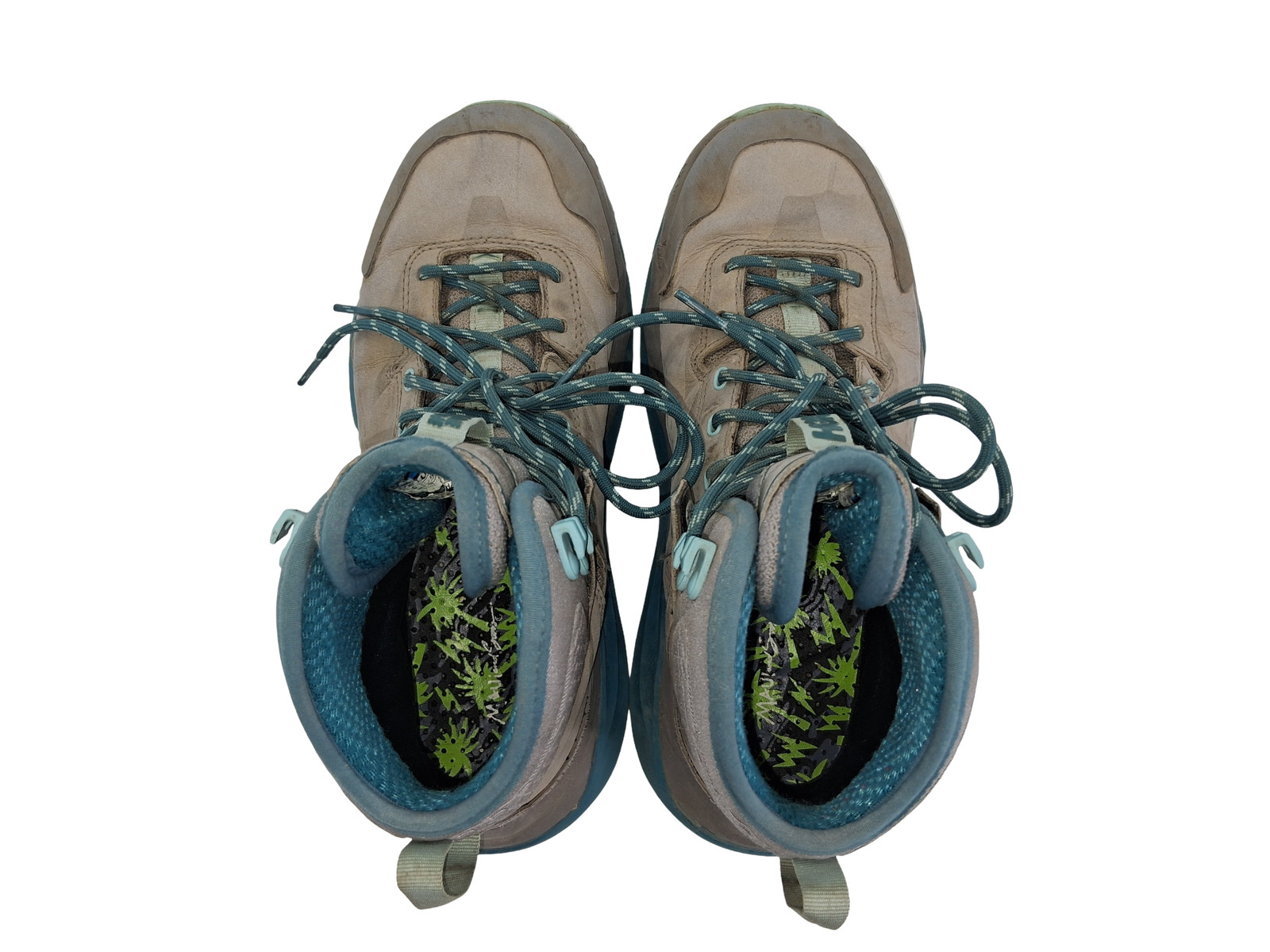 Hoka One One Kaha GTX Boots Womens Size 6.5 Gray Gore-Tex Nubuck Hiking Vibram thumbnail 7