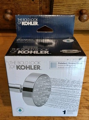 KOHLER Awaken G90 Single Function 1.75 GPM Showerhead, Polished Chrome