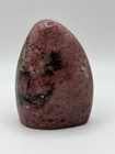 Rhodonite Mountain Freeform Polished Crystal Stone Specimen Pink Black — photo 1
