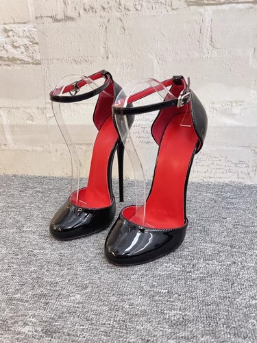 New Women Sexy Super High Heels 16cm Pumps Ankle Strap Stilettos Party Shoes - Picture 15 of 18