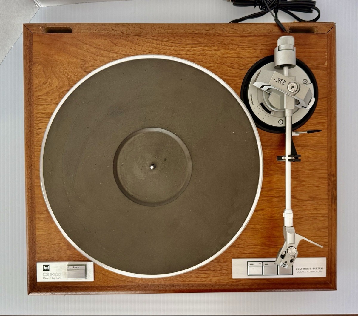 Dual CS 5000 Audiophile Turntable Germany Works Well Needs Minor Dual CS 5000 Audiophile Turntable Germany Works Well Needs Minor
