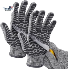 Cut Resistant Gloves, 100% Food Contact Safe, CE Level 5 Premium Protective Cutt