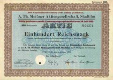 A. Th. Meißner Stadtilm 1925 Lederfabrik VEB Thüringen Liebheit & Thiesen Berlin