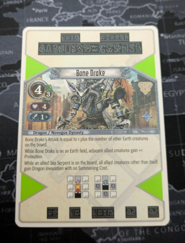 Eye of Judgment Sony PS3 Card: #250 Bone Drake - Image 1 of 2