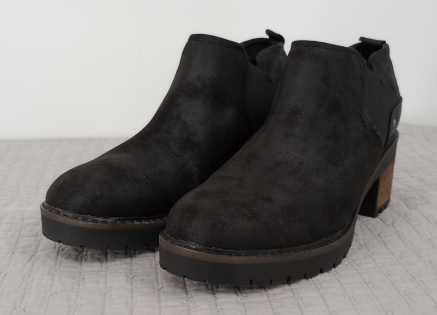 SAOLA Stivaletto donna B 52 by Bullboxer plateau ecopelle scamosciato suola gomma taglia 10