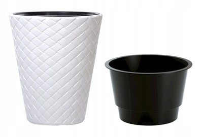 Matuba DBMT400 Braided Pot With Refill | White