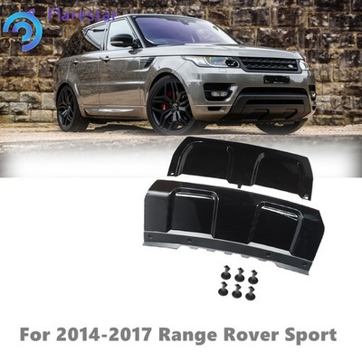 2PCS Front&Rear Bumper Skid Plate Trim Cover For Range Rover Sport 2014-2017