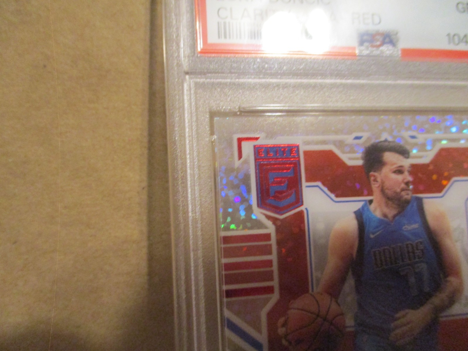 2022-23 DONRUSS ELITE LUKA DONCIC #16 CLARITY ASIA RED CASE HIT PSA 10 GEM MINT! view 5