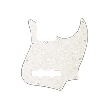 Fender Standard Jazz Bass Pickguard 10 Hole White Pearl