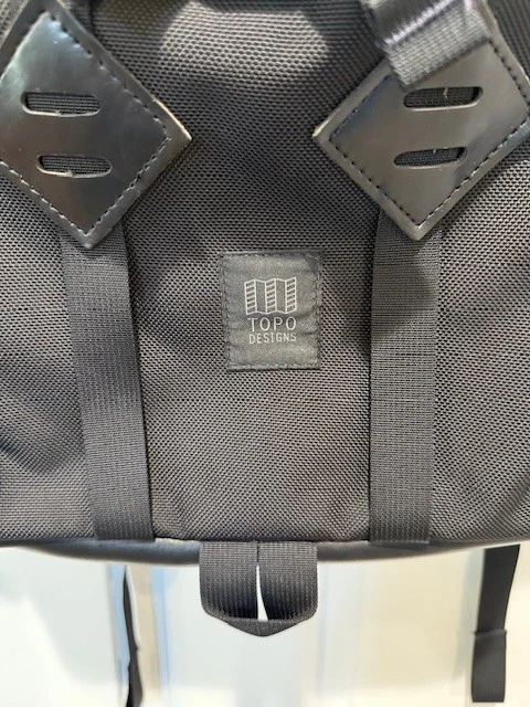 RARE! TOPO DESIGNS LIMITED EDITION BALLASTIC & LEATHER KLETTERSACK BACK PACK EUC - Image 2 of 4