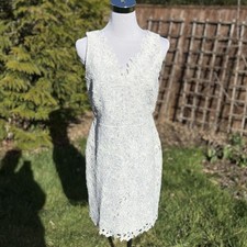 Ann Taylor LOFT Lace Floral Sleeveless Dress 4