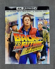 Back to the Future 4k Trilogy Steelbook Set DVDs