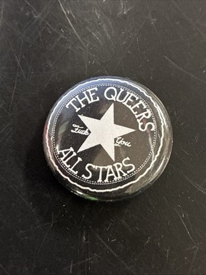 The Queers All Stars Band ''F**K YOU'' Pin Button 1'' - Vintage