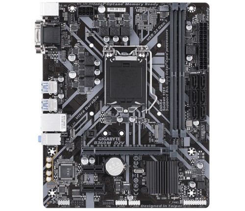 Gigabyte B360M D2V Motherboard Intel B360 LGA 1151 DDR4 Micro ATX VGA Core PS/2