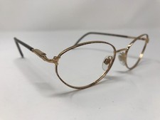 WOMENS Luxottica Eyeglass Frame LU 2235 G758 53-18-135 Gold Brown Flexible GL23