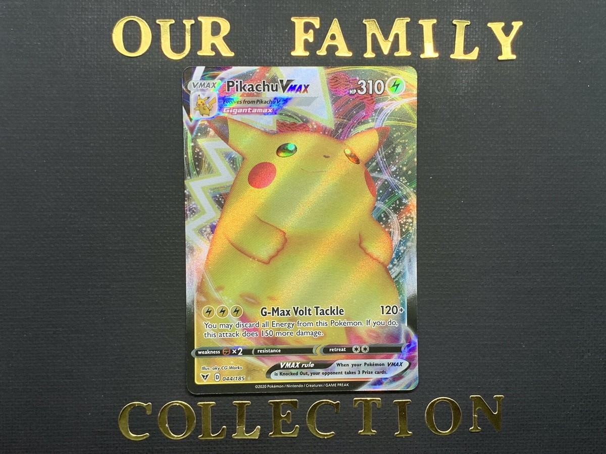 Pikachu Vmax 044/185 Vivid Voltage NM Full Art Ultra Rare