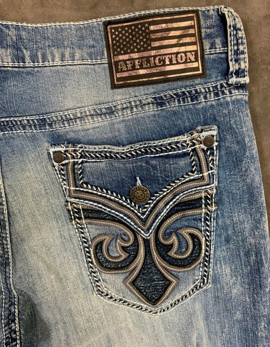 NEW AFFLICTION JEANS $135 MENS ACE SLIM 