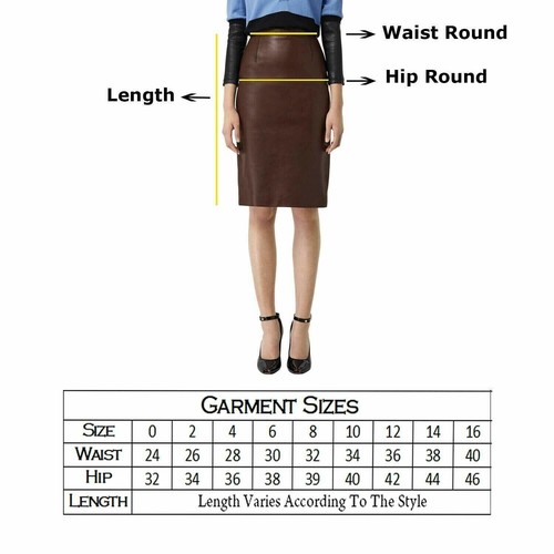 Vegan Leather Ladies Wrap Skirt, Midi Leather Skirt, Best Leather Skirt Womens - Bild 4 von 5