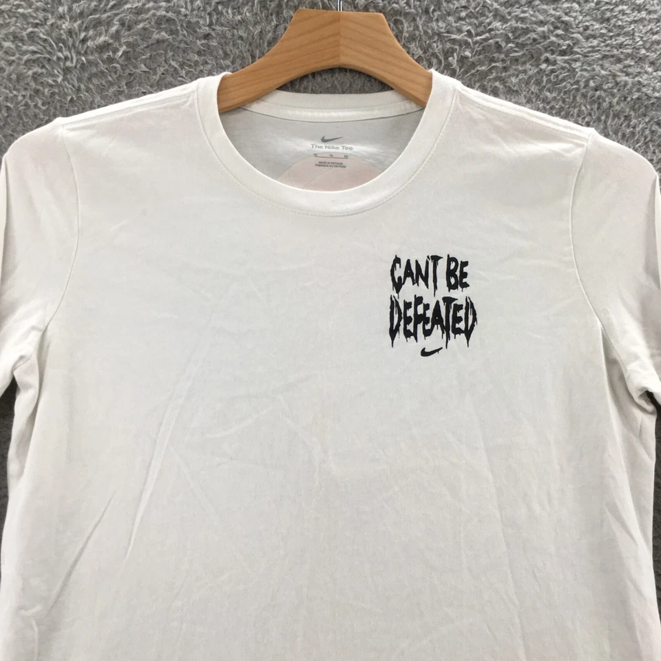 Nike Long Sleeve Tee Tshirt Top Womens Youth L White Casual Pullover Long Sleeve - Image 2 of 4