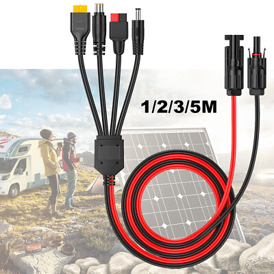 DAOKAI Solarkabel 1m - Solarstecker Auf XT60H 12AWG