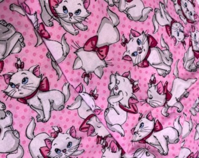 DISNEY Many Faces of Marie Aristocats New LAST 3/4 YARD / 27in Kitten Cat Kitty