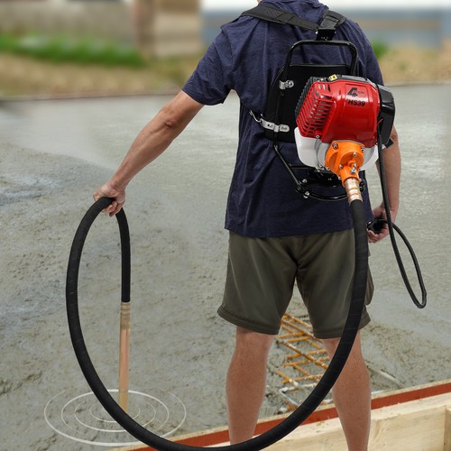Vibratore monocilindrico 4 tempi 42,7cc raffreddato ad aria utensile vibrante calcestruzzo NUOVO