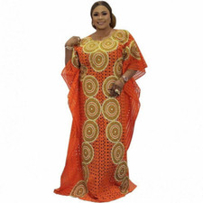 Women Robe Dashiki Long Evening Dress African Traditional Clothing Plus Size