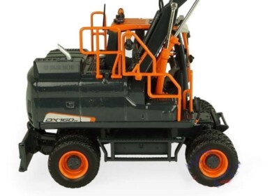 送料無料☆1:50 Doosan DX160W wheeled excavator ホイール式パワー