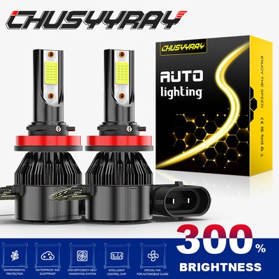 For Ford C-Max 2013-2018 2x H11 LED Headlight Low Beam Bulbs 6000K White