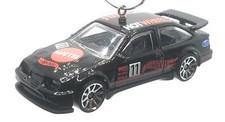 Christmas Ornament for 1987 Ford Sierra Cosworth Black Red