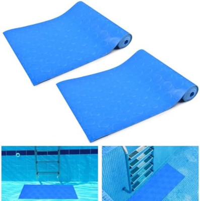 Tappetino Antiscivolo Per Scaletta Piscina 90x40 Cm - Protettivo In PVC Per Piscine Fuori Terra