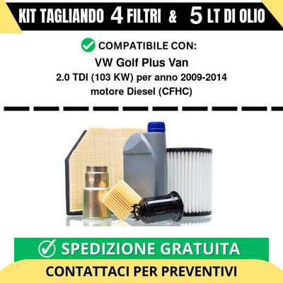 Mann Kit Tagliando B Per Vw Sharan 7M 1.9 Tdi • EUR 79,59 - Foto 2