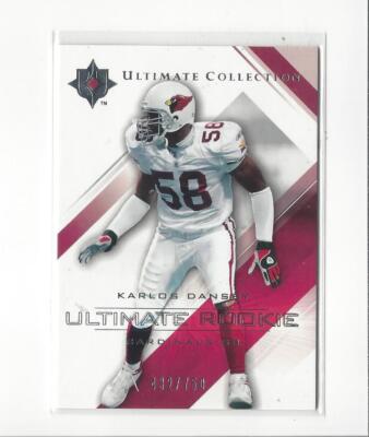 2004 Ultimate Collection #91 Karlos Dansby RC Rookie Cardinals /750 