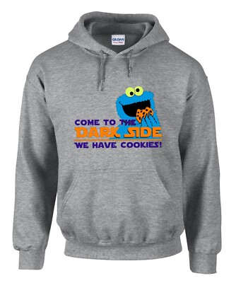Come to the dark side star Krümelmonster Hoodies Kapuzenpullover -3309 -Grau