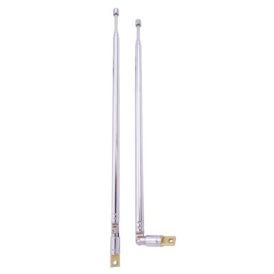 2 Pack Replacement Telescopic AM FM Radio Antenna 4-Sections for Radio TV