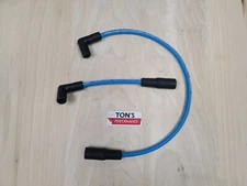 MOROSO 8mm BLUE MAX SPARK PLUG WIRES HARLEY SOFTAIL 00-17 DYNA 99-17 SUPER FX