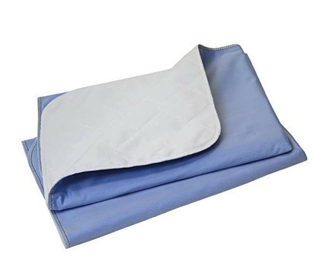 100 Cotton Big Size Washable Bed Pad/xxl Incontinence Underpad 36 Blue