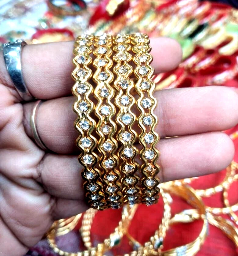 Zigzag bangles deals