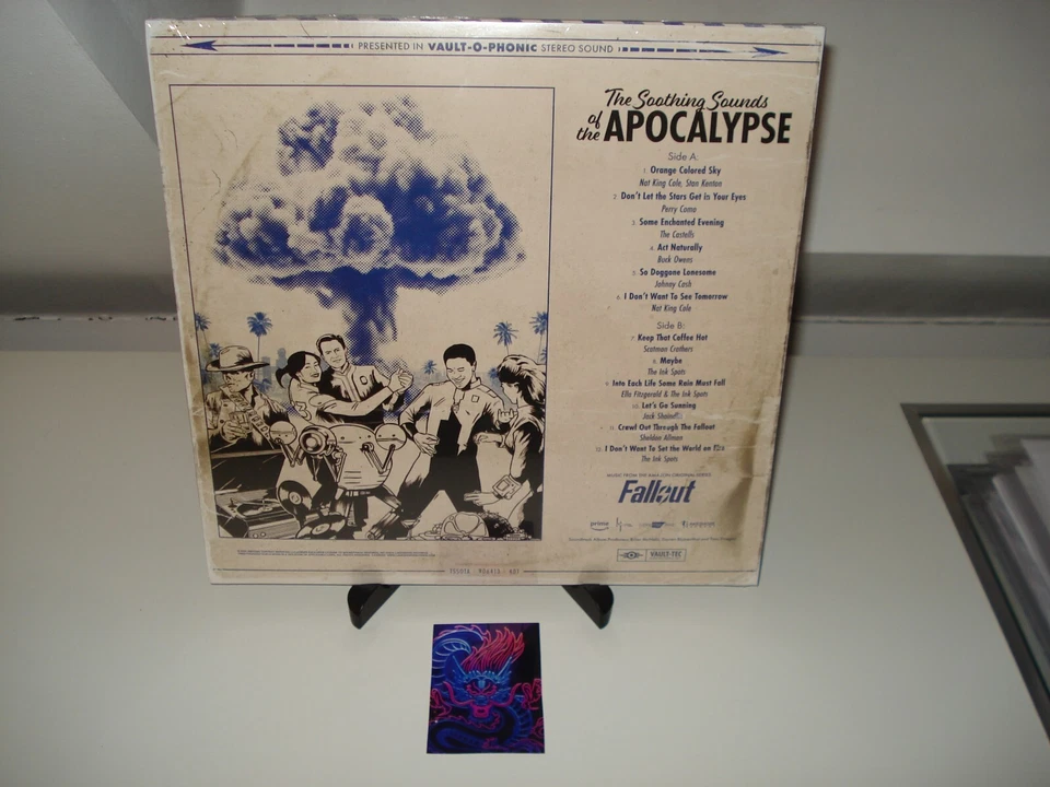 Fallout The Soothing Sounds Of The Apocalypse Blue Smoke Coloured Vinyl Original - Bild 2 von 4