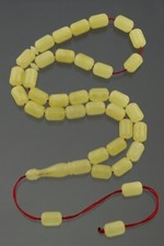 Islamic 33 Barrel Shape Prayer Beads Genuine BALTIC AMBER TASBIH 21.2g 201203-10