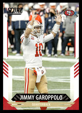 2021 Panini Score Jimmy Garoppolo #259 San Francisco 49ers NFL Football Base Set