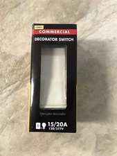 Hubbell Commercial Decorator Switch 15/20A 120/277V Lt Almond New